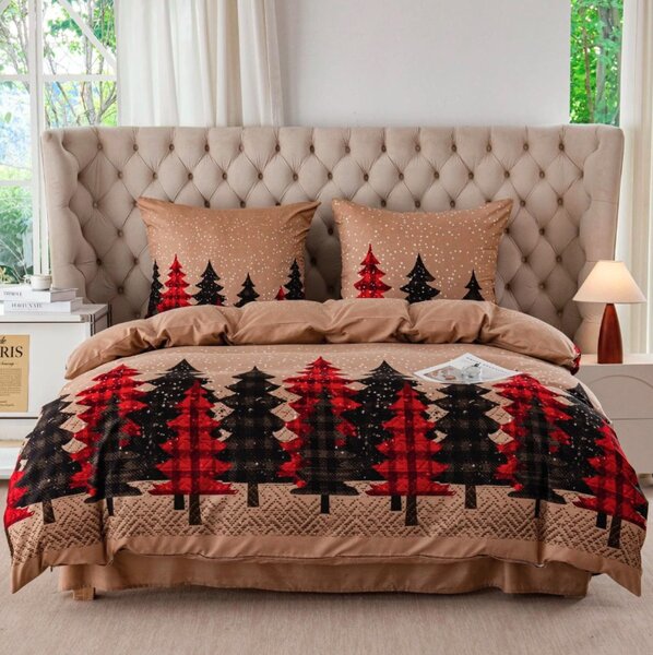 Povlečení z mikrovlákna WINTERPINE vzorované Rozměr povlečení: 70 x 80 cm | 140 x 200 cm