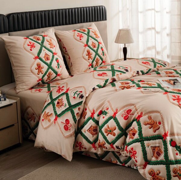 Povlečení z mikrovlákna GINGERHOLLY krémové Rozměr povlečení: 70 x 80 cm | 140 x 200 cm