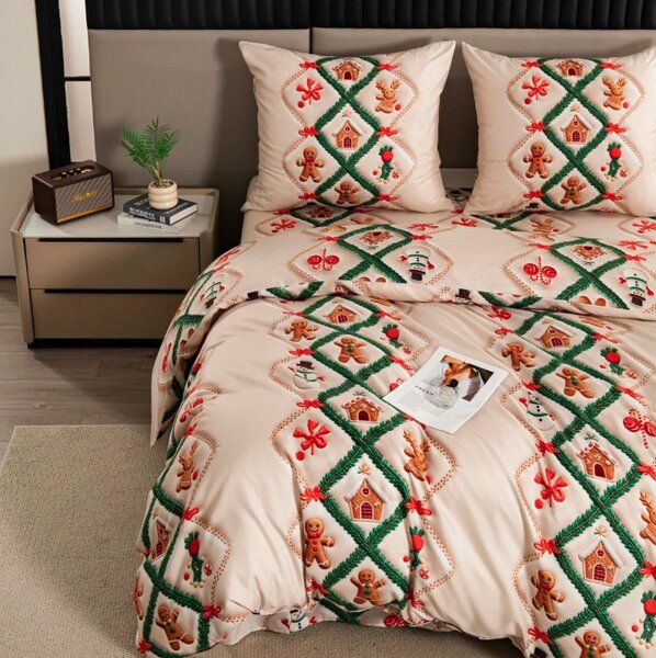 Povlečení z mikrovlákna GINGERHOLLY krémové Rozměr povlečení: 70 x 80 cm | 140 x 200 cm