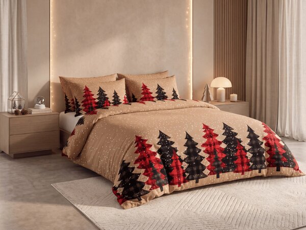 Povlečení z mikrovlákna WINTERPINE vzorované Rozměr povlečení: 70 x 80 cm | 140 x 200 cm
