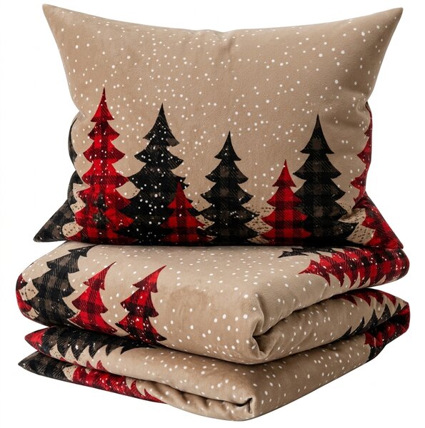 Povlečení z mikrovlákna WINTERPINE vzorované Rozměr povlečení: 70 x 80 cm | 140 x 200 cm