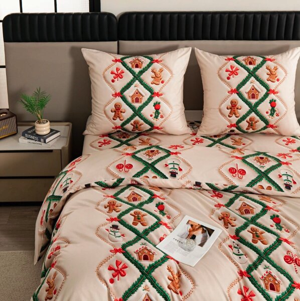 Povlečení z mikrovlákna GINGERHOLLY krémové Rozměr povlečení: 70 x 80 cm | 140 x 200 cm