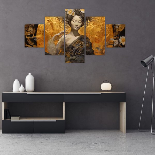 Obraz - Japonská dáma (125x70 cm)