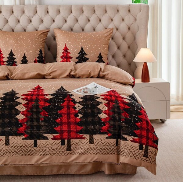 Povlečení z mikrovlákna WINTERPINE vzorované Rozměr povlečení: 70 x 80 cm | 140 x 200 cm