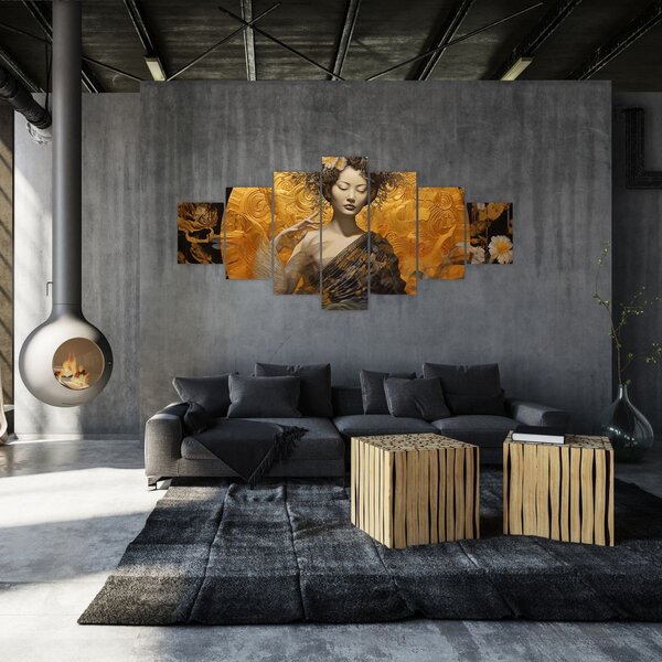 Obraz - Japonská dáma (210x100 cm)