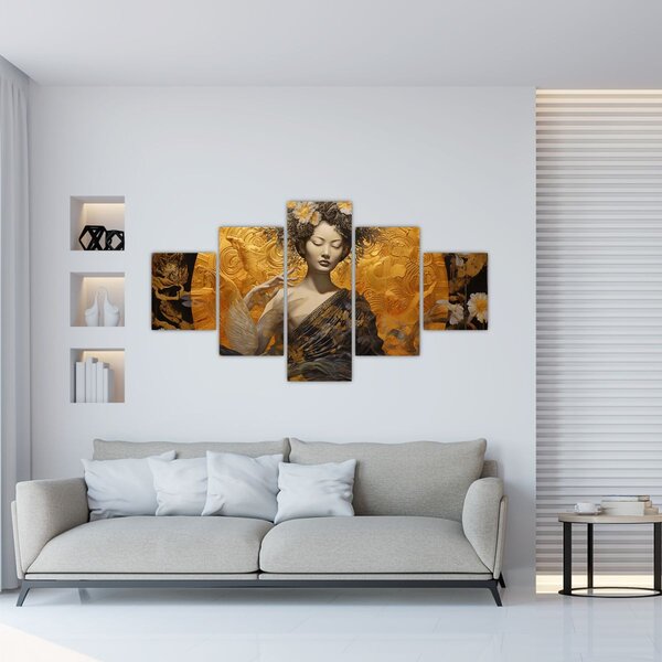 Obraz - Japonská dáma (125x70 cm)