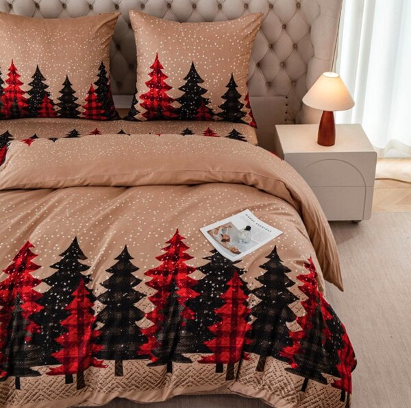 Povlečení z mikrovlákna WINTERPINE vzorované Rozměr povlečení: 70 x 80 cm | 140 x 200 cm