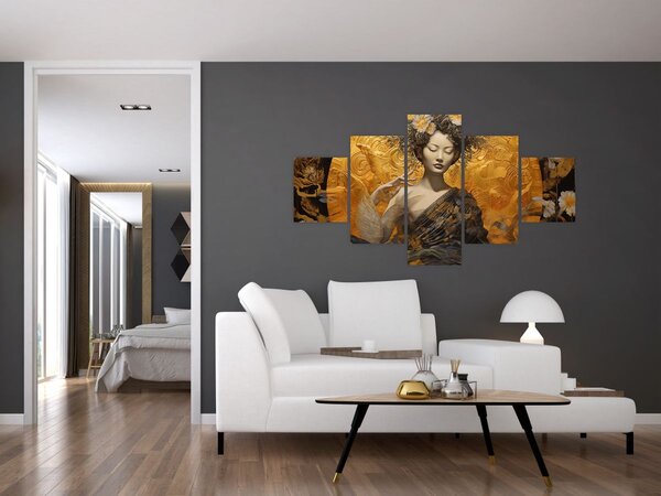 Obraz - Japonská dáma (125x70 cm)