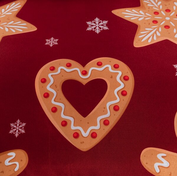 Povlečení z mikrovlákna GINGERSTAR červené Rozměr povlečení: 70 x 80 cm | 140 x 200 cm