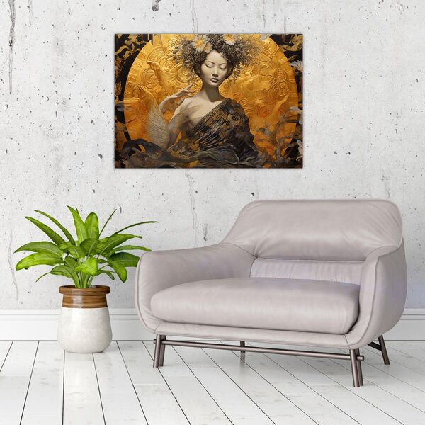 Obraz - Japonská dáma (70x50 cm)