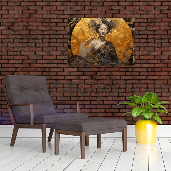 Obraz - Japonská dáma (70x50 cm)