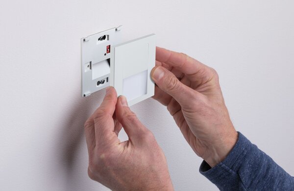 P 79999 LED vestavné svítidlo do zdi Tsaro hranaté 80x36mm 1W 230V 2700K bílá mat - PAULMANN