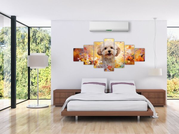 Obraz - Šťastný pes (210x100 cm)