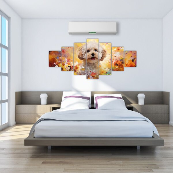 Obraz - Šťastný pes (210x100 cm)