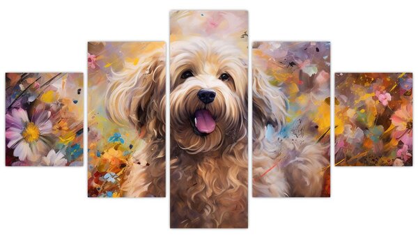 Obraz - Šťastný pes II. (125x70 cm)