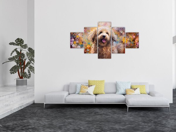 Obraz - Šťastný pes II. (125x70 cm)