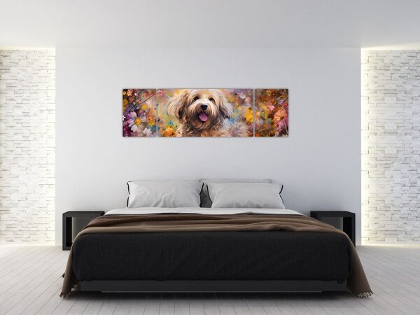 Obraz - Šťastný pes II. (170x50 cm)