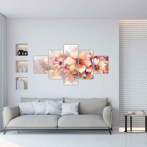 Obraz - Květiny (125x70 cm)