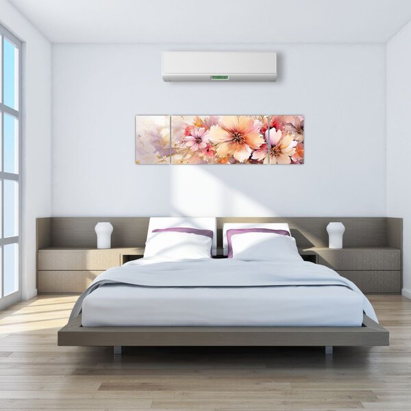 Obraz - Květiny (170x50 cm)