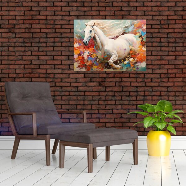 Obraz - Malba koně (70x50 cm)