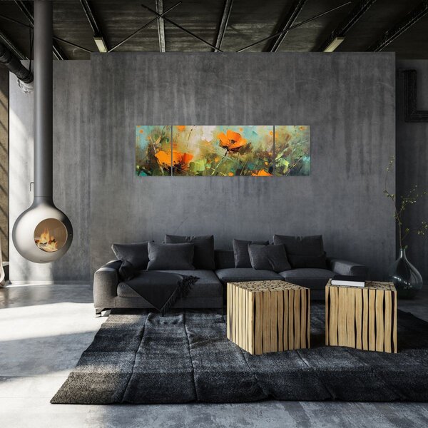 Obraz - Kvítí (170x50 cm)