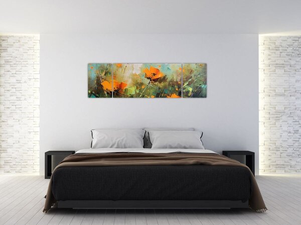 Obraz - Kvítí (170x50 cm)