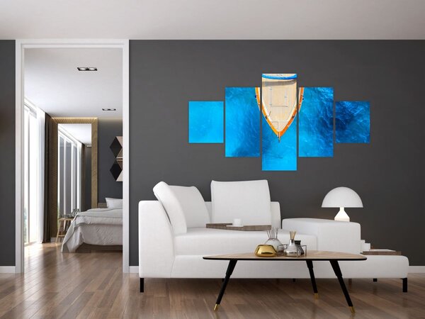 Obraz - Letní loď (125x70 cm)