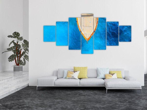 Obraz - Letní loď (210x100 cm)