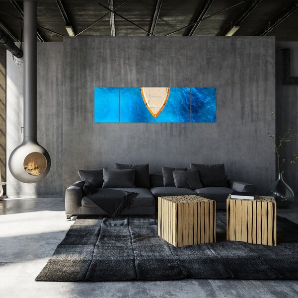 Obraz - Letní loď (170x50 cm)