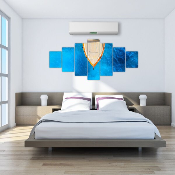 Obraz - Letní loď (210x100 cm)