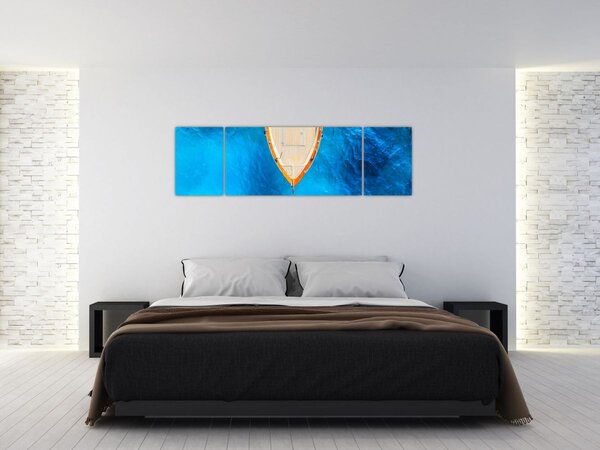 Obraz - Letní loď (170x50 cm)