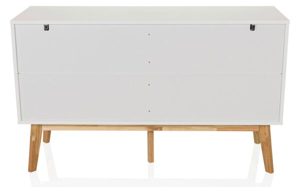 ŠIROKÁ KOMODA, bílá, 120/72/40 cm MID.YOU - Online Only komody, Online Only