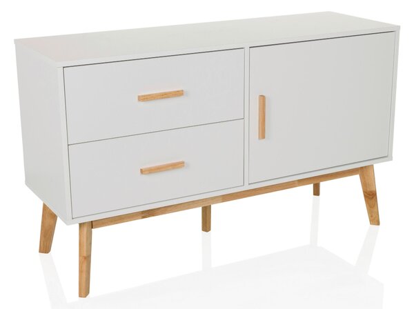 ŠIROKÁ KOMODA, bílá, 120/72/40 cm MID.YOU - Online Only komody, Online Only