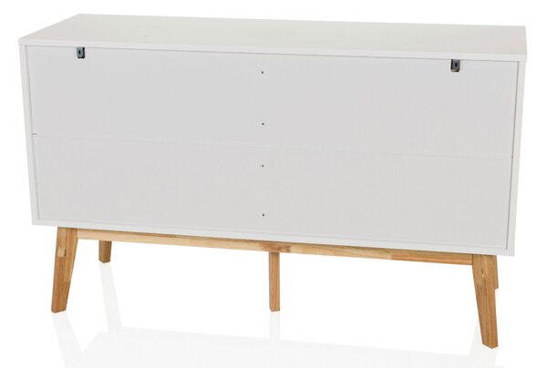 ŠIROKÁ KOMODA, bílá, 120/72/40 cm MID.YOU - Online Only komody, Online Only