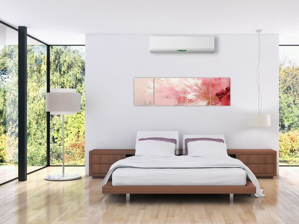 Obraz - Růžový abstrakt (170x50 cm)