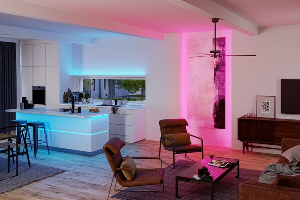 P 71199 MaxLED 500 LED Strip RGBW pouze pásek 2,5m 15W 530lm/m 896 LEDs/m RGBW+ - PAULMANN