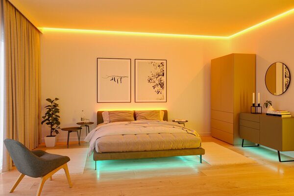 P 71199 MaxLED 500 LED Strip RGBW pouze pásek 2,5m 15W 530lm/m 896 LEDs/m RGBW+ - PAULMANN