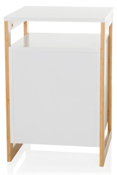 ODKLÁDACÍ STOLEK, bílá, kompozitní dřevo, 40/60/40 cm MID.YOU - Online Only konferenční stolky, Online Only