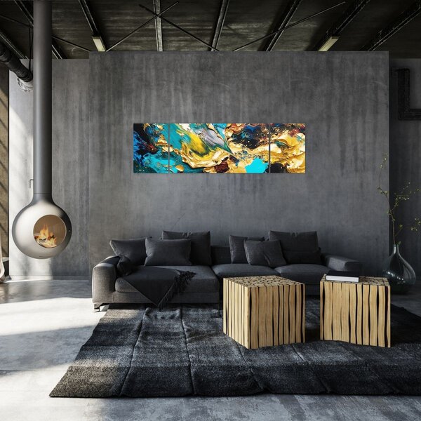 Obraz - Texturovaná olejomalba (170x50 cm)