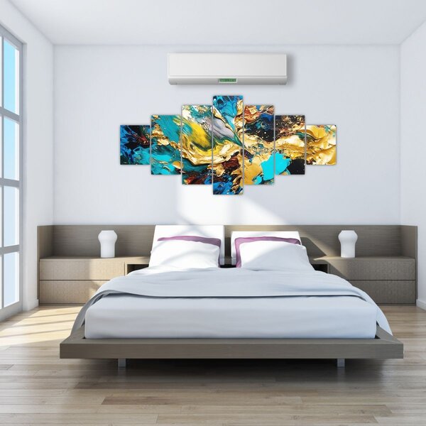 Obraz - Texturovaná olejomalba (210x100 cm)