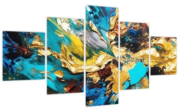 Obraz - Texturovaná olejomalba (125x70 cm)