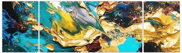 Obraz - Texturovaná olejomalba (170x50 cm)