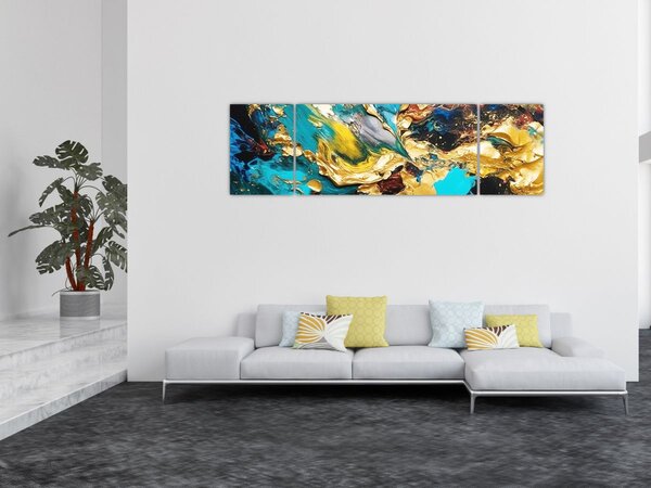 Obraz - Texturovaná olejomalba (170x50 cm)