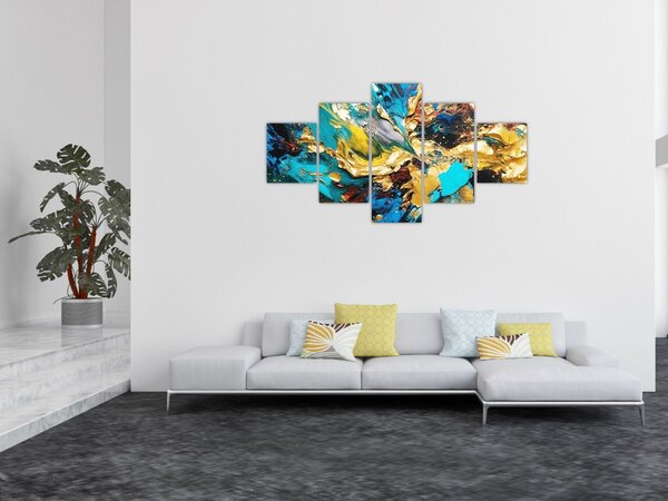 Obraz - Texturovaná olejomalba (125x70 cm)