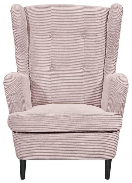KŘESLO UŠÁK, textil, růžová MID.YOU - Online Only křesla & taburety, Online Only