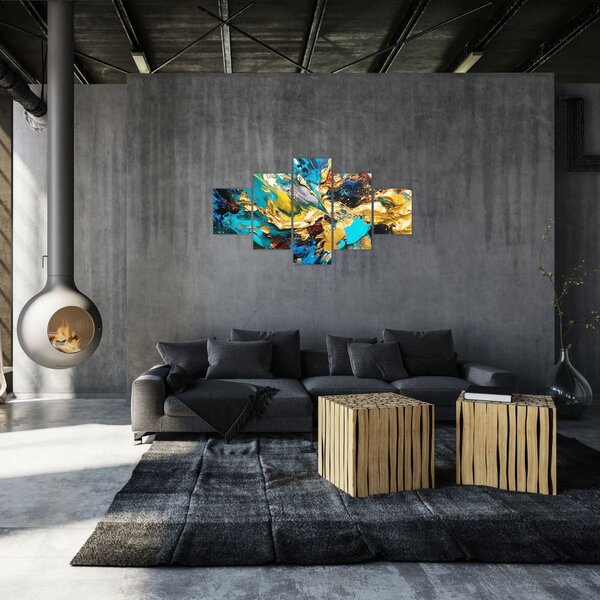 Obraz - Texturovaná olejomalba (125x70 cm)