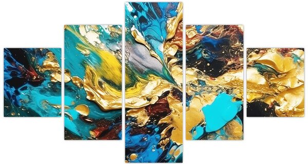 Obraz - Texturovaná olejomalba (125x70 cm)