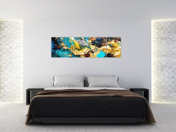 Obraz - Texturovaná olejomalba (170x50 cm)