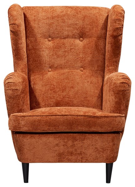 KŘESLO UŠÁK, textil, terracotta MID.YOU - Online Only křesla & taburety, Online Only