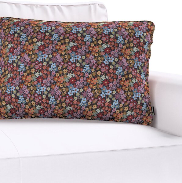 Gabi - potah na polštář šňůrka po obvodu obdélníkový barva vícebarevná látka pletený vzor, vzorované
